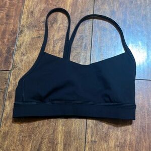 Lululemon flow y bra in black size 2